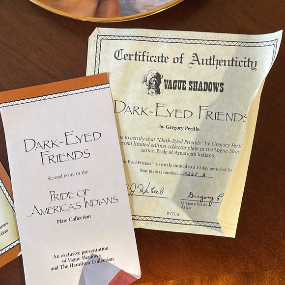 Lot of 4 collectors plates Pride of America’s Indians Children & Sacajawea LE - Picture 11 of 13